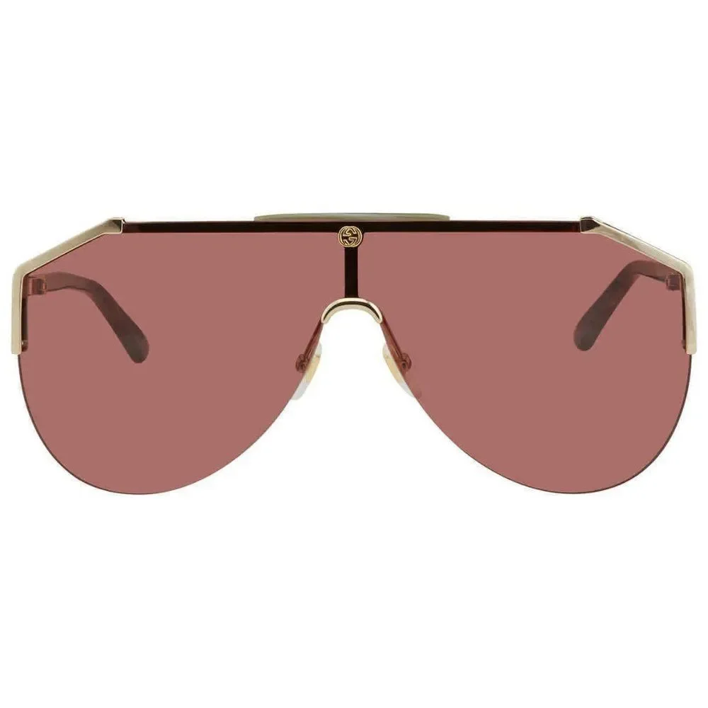 NEW Gucci Havana Red Aviator Men's Sunglasses